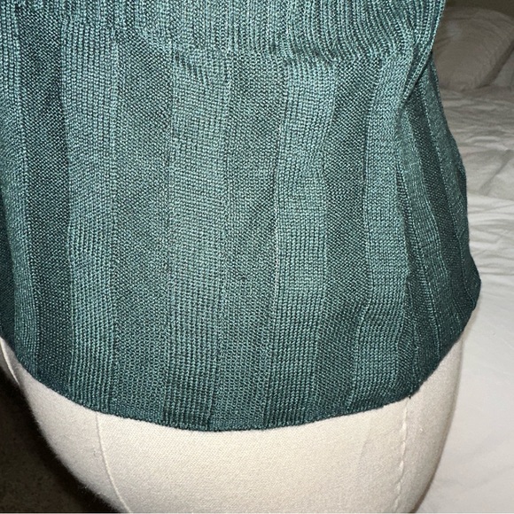 Intimately Free People | NWOT Knit Ribbed Racerback Tank Top Cami Green - Picture 6 of 11